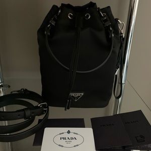 ❌SOLD❌Prada Bucket Pouch converted to crossbody